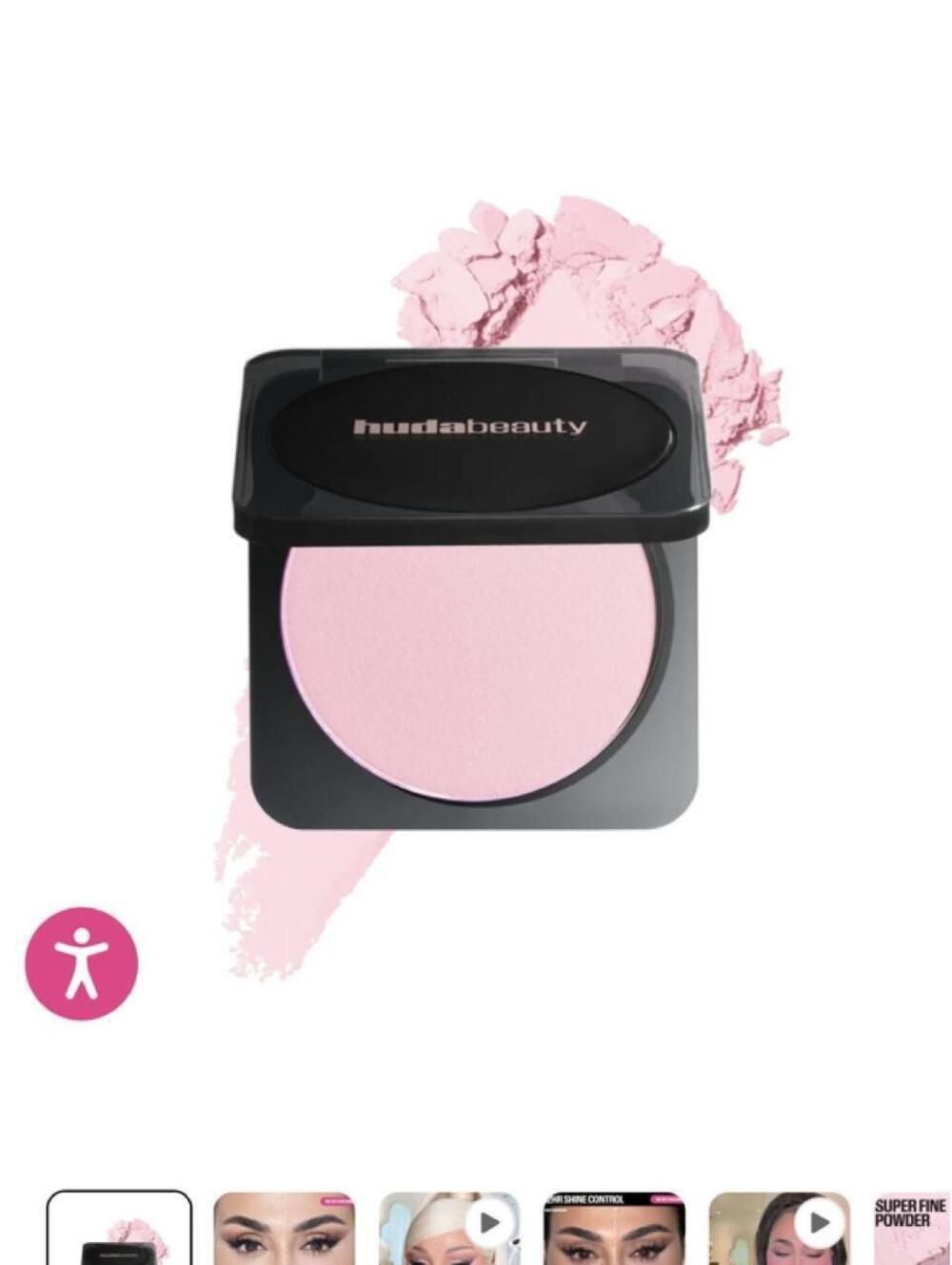 Huda Beauty Easy Bake Pressed Powder in Ube Birthday Cake